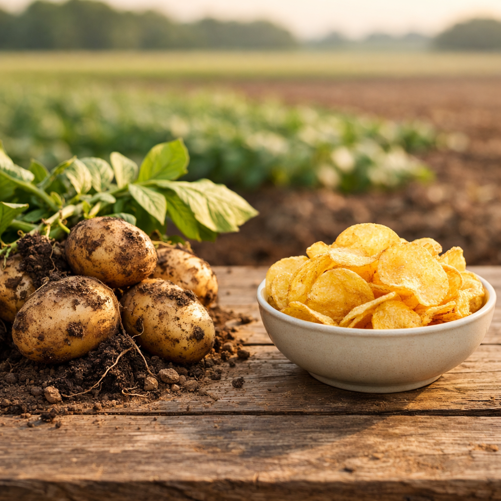 How to Choose Potato Chips Made From Nearby, Fresh-Grown Potatoes