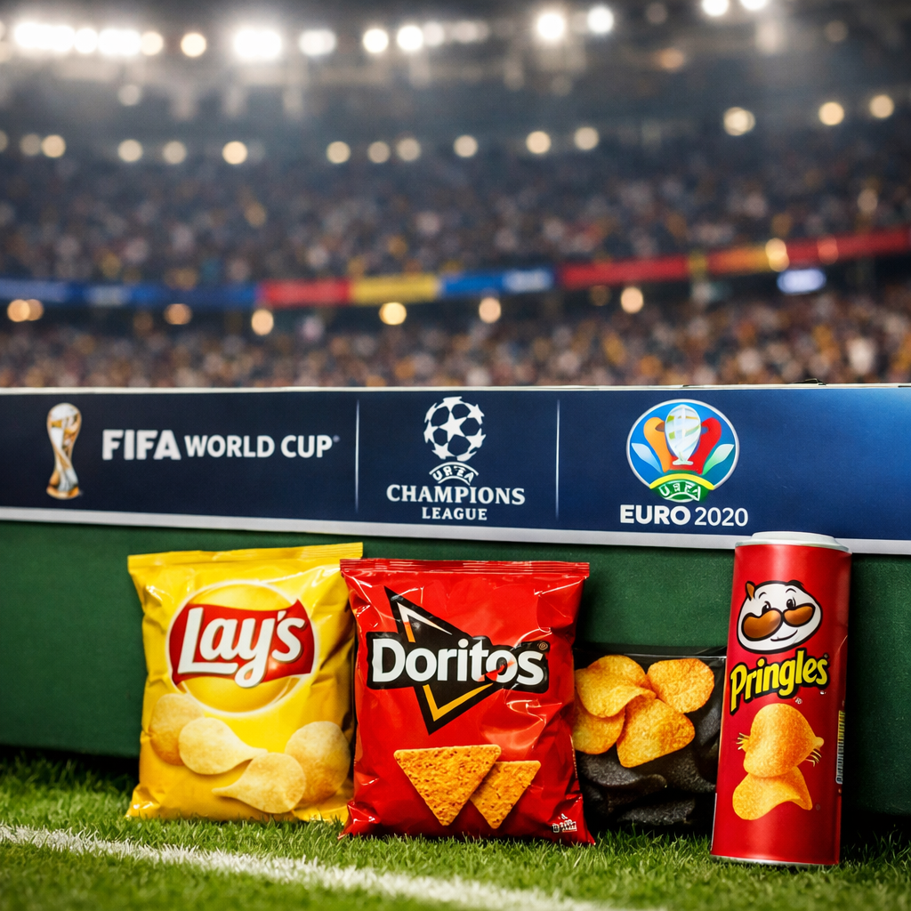 Which Chip Brands Sponsor Major Soccer Leagues and Tournaments?