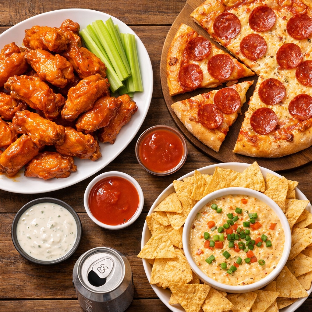 Wings vs. Pizza vs. Dip: America’s Favorite Game Day Snacks